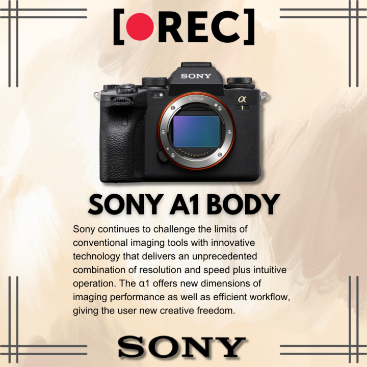 Sony Alpha 1& A1 Mirrorless Camera Body Only Sony Singapore