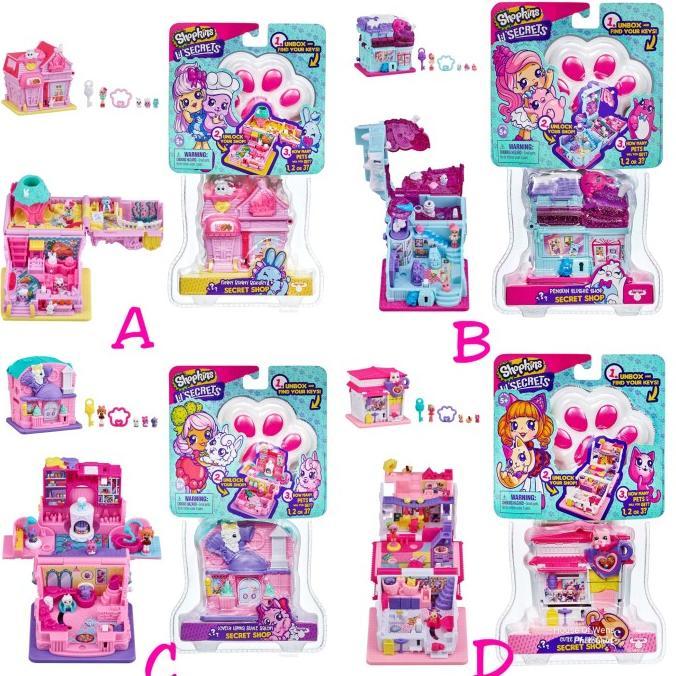 Shopkins lil sale secrets mini playset