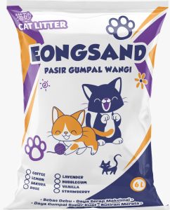 12 LITER PASIR KUCING GUMPAL WANGI-EONGSAND CAT LITTER wangi-