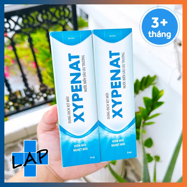 XYPENAT (75ml) - Xịt mũi ưu trương nước biển sâu, giảm viêm mũi, nghẹt mũi, viêm xoang