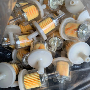 🔥🔥🔥fenglin 1PC Scooter Motorcycle Moped Scooter Dirt DIY Accessories Universal 8mm Hose Motorcycle Petrol Gas Fuel Gasoline Oil Filter