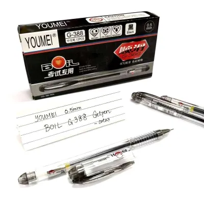 YOUMEI 0.5MM G388 GEL SIGN PEN FOR OFFICE DOCUMENTS 12PCS ( AZ-AZ )
