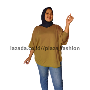 KAOS BATWING KNIT ATASAN WANITA SIZE JUMBO XXL KEKINIAN VIRAL BLOUSE WANITA TERBARU&TERLARIS GENDUT KOREA OVERSIZE LENGAN KALONG