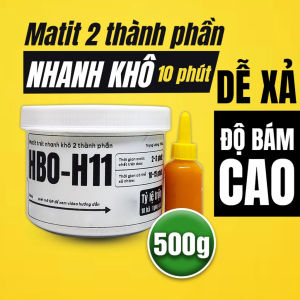 Matit trét nhanh khô 2 thành phần HBO-H11 trọng lượng 500g