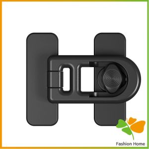 FASHION 1 ชิ้น ที่ล็อคประตูตู้เย็น อุปกรณ์ล็อคประตู ติดกาวไม่ต้องเจาะ ป้องกันการหนีบ Refrigerator lock