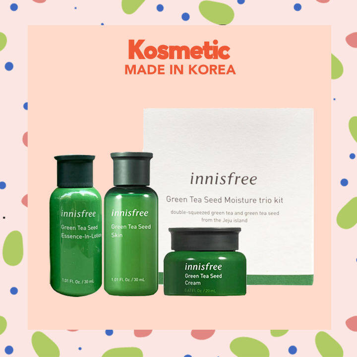 INNISFREE Green Tea Seed Moisture Trio Kit | Lazada PH