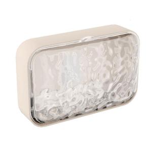 Bathroom Soap Organizers Plastic Adhesive Mount Soap Dish Drain Shelf for Soap Storage Organizers Not Need Installation