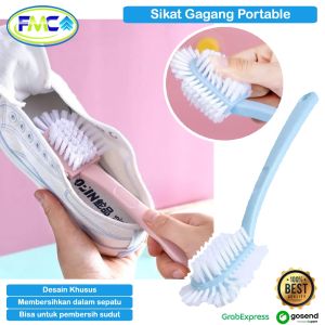 Sikat Gagang Pembersih Sepatu Sikat 5 Sisi Multifungsi Gosok Celah Keramik Kamar Mandi Wastafel pembersihan Kloset Duduk