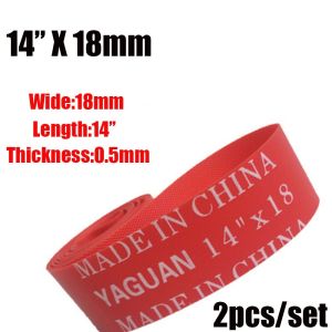 RBRY 2Pcs Rim Liner màu đỏ Lốp xe đạp Băng chống đâm thủng Tập giấy Ống bên trong xe đạp