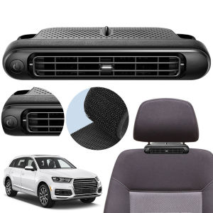 [Arrived within 3 days]High-end new car rear fan USB plug-in 3 speed car rear pillow leaf less seat fan USB electric interface unlimited models sedan SUV commercial vehicle van van off-road vehicle excavator crane can be used