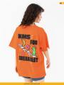 Áo thun unisex YODY áo phông oversize vải cotton USA cao cấp GUT6052. 