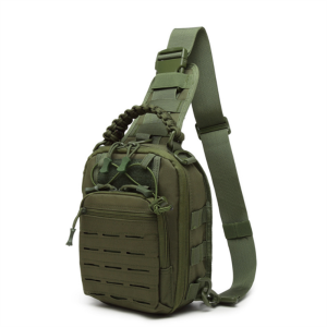 ASIAON A-099 Tactical Chest Pack Crossbody Chest Bag EDC Every Day Carry Water Repellant Cordura Fabric with Paracord