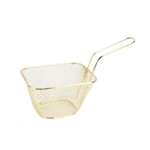 Keranjang Holder Kentang Goreng Saringan Tirisan Minyak/Tempat Wadah Kentang Cemilan Stainless