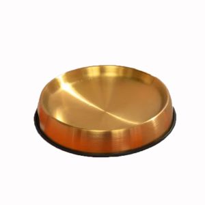 FORUM Non-Slip Stainless Steel Pet Bowl With Silicone Pad Feeder Bowl Dog Bowl Pets Accessories Durable Cat Bowl Dog/Cat