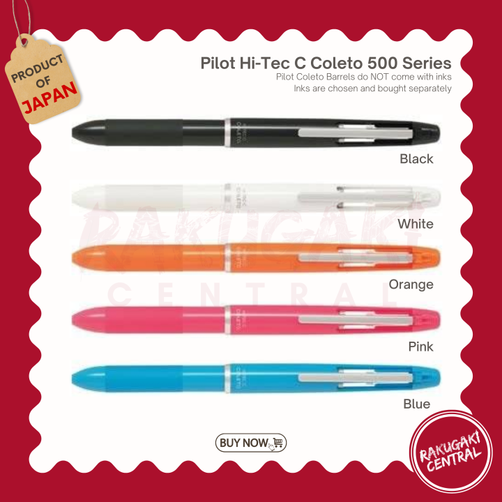 Pilot Hi-Tec C Coleto 500 Series 4-Slot Barrel