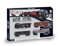 Children's toy train educational electric retro assembly with track simulation classical train set boy and girl toys. 
