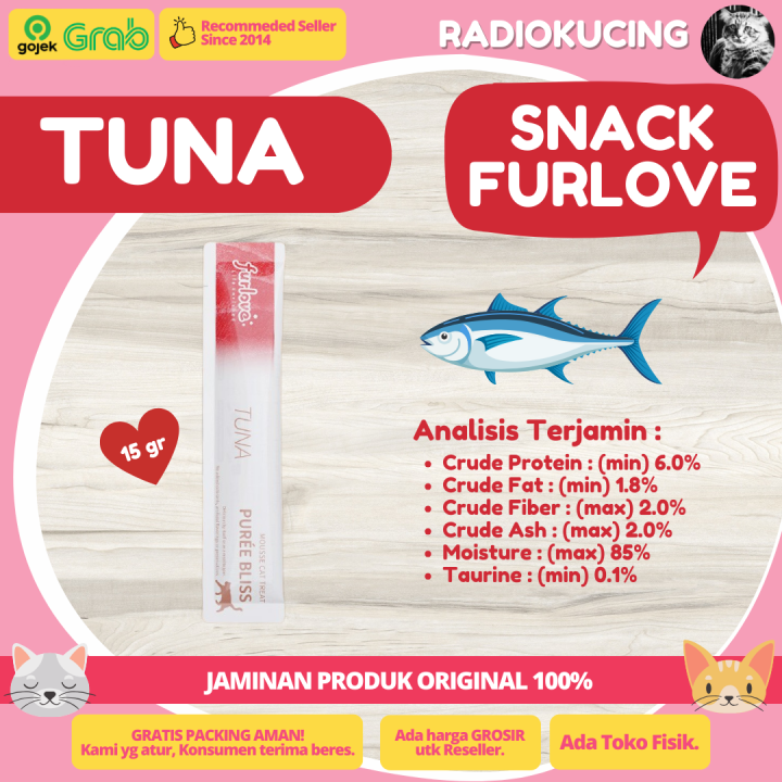 Snack%20FURLOVE%2015%20g%20Sachet%20Creamy%20Treats%20Cemilan%20Kucing%20Rasa%20Tuna%20Chicken%20Salmon%20%5BJUWIES%20RADIO%20KUCING%5D%20-%20Image%205
