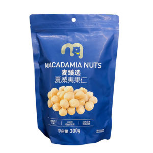 麦德龙麦臻选夏威夷果仁300g袋装原味即食澳洲进口果仁无壳低烘焙