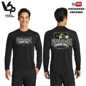 Vando Kaos Lebaran Ngabuburit Ramadhan Riding Hari Raya Idul Fitri Lengan Panjang Cotton Combed 30s