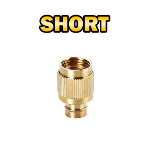 BestGila MALAYSIA 1/2" Full Brass Nozzle Water Pipe Joint High-Pressure Direct Sprinkler Connector Garden Hose Adjustable Pressure Washer Water Pipe Joint Sprinkler Car Wash Spray Connector 高压喷头
