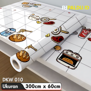 Wallpaper Dapur Alumunium Foil Silver Tekstur/Glossy Kitchen Tahan Air Minyak & Panas 60cm x 3meter