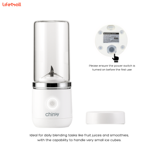 LifeMall - Portable Juice Blender Smoothie maker Personal blender Borosilicate Glass Juicer