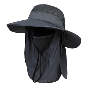 Breathable Sun Protective Summer Hat Adjustable Wide Border Hat Outdoor Sun Hat for Hiking Hunting Summer Activity