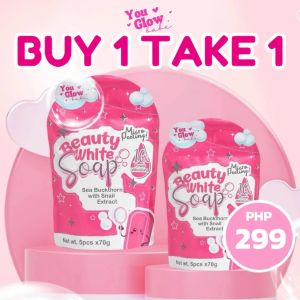【BUY1 TAKE 2】You Glow Babe Beauty White Soap 10x Whitening Soap 5Pcs Per Pack