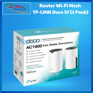 Router Wifi Mesh TP-Link Deco S7 (1 pack)/ (2 pack) băng tần kép AC1900 - Hàng Chính Hãng