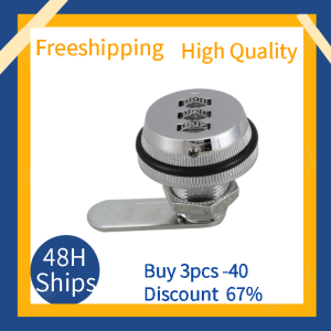 Alloy Code Combination Cam lock Keyless Post Mail Box Cabinet RV 3 Dial silver