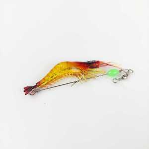 umpan pancing bentuk udang Umpan Pancing Udang Kecil Luminous Shrimp Soft Bait Lure