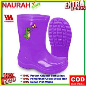 Sepatu Boot Anak Yumeida Karet YMS Karakter Kartun Elmo Anti Air Hujan Lumpur