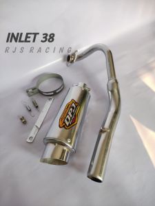 Knalpot racing DPJ inlet 38 beat vario scoopy genio  beat carbu fi deluxe vario 125 old 110 karbu fi150 new 160 pcx