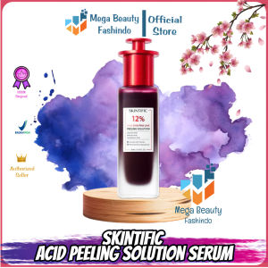 SKINTIFIC 12% AHA BHA PHA LHA Peeling Solution 30ml | Peeling Serum | Acid | Eksfoliasi Wajah | Exfoliating