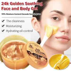 24K Golden Soothing Face and Body Gel Anti-Wrinkle Firming Cream Shrinking Pores Hydrating Moisturizing Skin Care