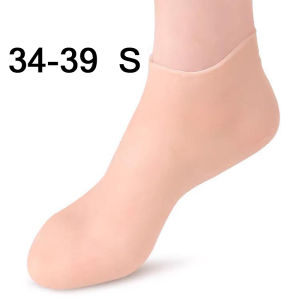 1 Pair Anti Cracking Moisturizing Gel Socks Silicone Moisturizing Socks for Repairing Dry Feet