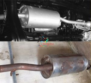Sơn xịt chịu nhiệt chống cháy 1200 F. (No.1500 bạc kim loại) - BOSNY HI-TEMP 400cc.
