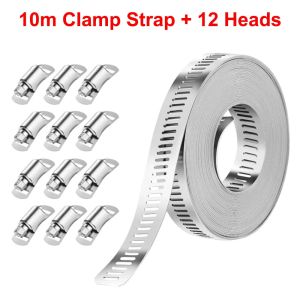 MIRELINA With Fasteners Hose Clamps Heavy Duty 304 Stainless Steel Stainless Steel Clamp Clamp And Fasteners Clamp Fasteners