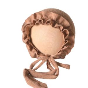 Elegant Lace Baby Hat for 0-2M Newborns Photography Handmade Soft Spandex Bonnet Caps Adding Vintage Charm to Photos