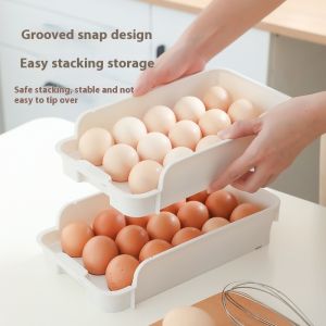 Ngăn kéo đựng trứng tủ lạnh 15 ngăn thanh lịch để đựng thức ăn nhà bếp
