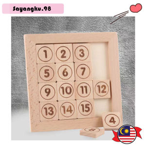 Digital Huarong Road Sliding Puzzle Sleet 3 Kingdoom & Wooden Hua Rong Dao Sliding Block Game Early Learning Wooden Toy