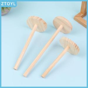 ZTOYL 1PC Easy To Assemble Wooden Paper Towel Holder For Kitchen Living Room And Bedroom - Vertical Tissue Rack For Home Decoration