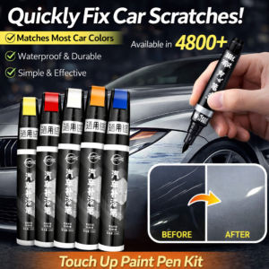 Car Scratch Repair Pen Touch Up Paint Pearl White & Black Auto Paint Quick Fix Color Matched Spray Car Paint Scratch Remover Kit For Automotive Surface Damage Restoration