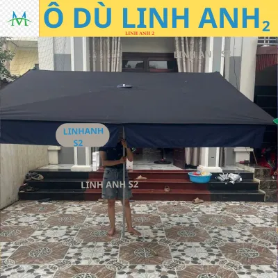 (Chưa đế)Ô dù chính tâm mái chéo mái nghiêng che mưa che nắng 2MX2M5 2M3X2M7 2M5X3M vải bạt chống mưa nắng tốt