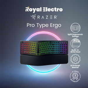 Razer Pro Type Ergo Wireless Split Ergonomic RGB Keyboard