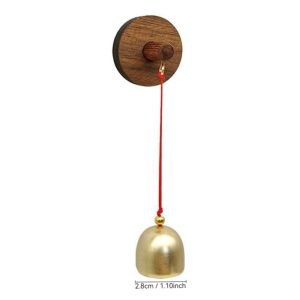 WRAPPER PRIVATE26WR6 Wooden Door Bell Door Opening Hanging Decorative Wind Chime Elegant Japanese Style Shopkeepers Bell for Business Garden