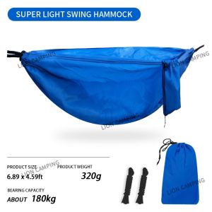 【6.89X4.59ft Manipis Lightweight Hammock stubborn】Outdoor Hammock for s hammocks duyan hammock
