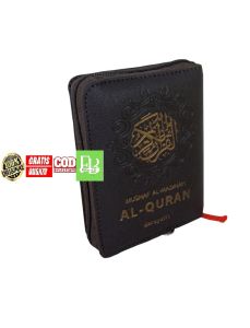 Alquran Mushaf Madinah Saku Resleting Darsyafii Kecil A7 Ukuran 8 x 12 cm