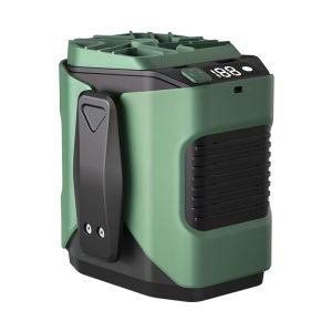 พร้อมส่ง พัดลมคาดเอวขนาดพกพา ลมเเรงถึง 100 ระดับ พร้อมจอเเสดงผล หนีบบนเข็มขัดสวมใส่ได้ มีไฟฉายในตัว