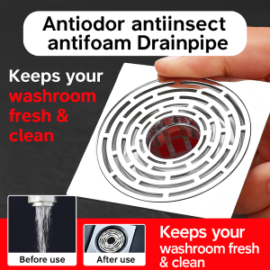 Drainpipe Anti-odor Gravity Adsorption Floor Drain Removable Filter Basket Separation Structure